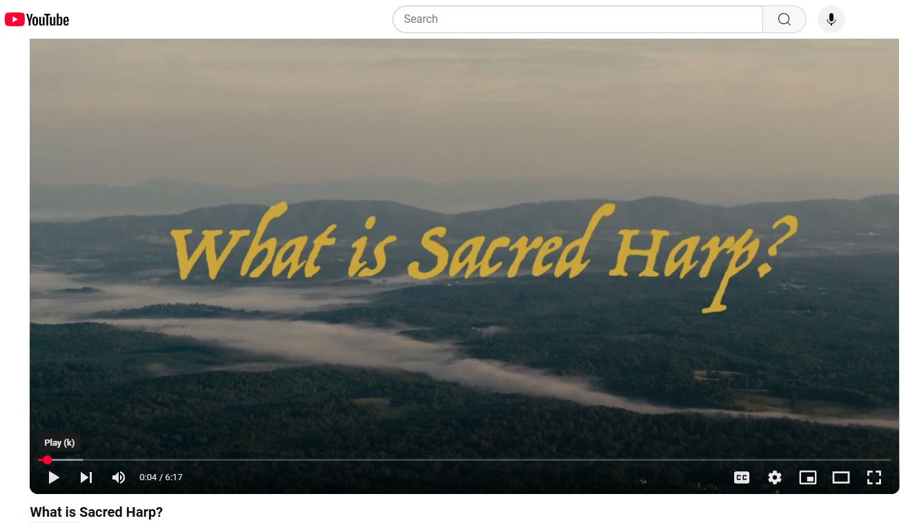 What is Sacred Harp? – A New Short Film from the 2025 Ohio Convention